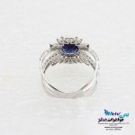 انگشتر طلا - طرح گل مینا