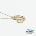 گردنبند طلا - طرح رد پا