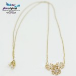 گردنبند طلا - طرح برف
