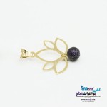 آویز طلا - طرح لوتوس