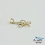 آویز طلا - طرح گل پنج پر