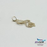 آویز طلا - طرح نیمرخ