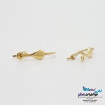 قفل گوشواره عصایی طلا