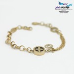 دستبند طلا - طرح شنل