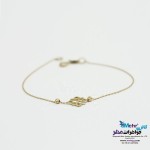 دستبند طلا - طرح گل