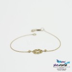 دستبند طلا  - طرح گل قلب