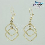 گوشواره طلا - طرح هندسی