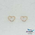 گوشواره طلا - طرح قلب