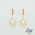 گوشواره طلا - طرح روکو