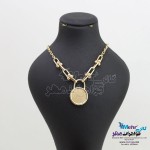 گردنبند طلا - طرح قفل تیفانی