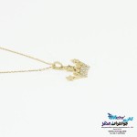 گردنبند طلا - طرح تاج