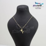 گردنبند طلا - طرح گل لاله