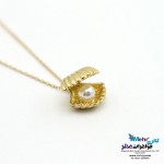 گردنبند طلا - طرح صدف
