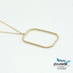 گردنبند طلا - طرح هندسی