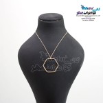 گردنبند طلا - طرح هندسی - شش ضلعی