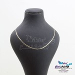 زنجیر طلا - طرح نفرتیتی طول 40 سانتی متر عرض 1