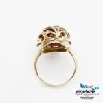 انگشتر طلا - طرح طاووس
