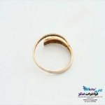 انگشتر طلا - طرح هندسی