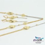 سرویس طلا - گردنبند - دستبند - گوشواره - طرح هندسی