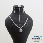 سرویس طلا - گردنبند - دستبند - گوشواره  - طرح هندسی