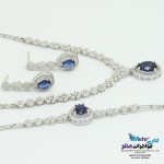 سرویس طلا - گردنبند - دستبند - گوشواره - طرح اشک