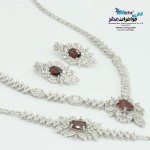 سرویس طلا - گردنبند - دستبند - گوشواره - طرح گندمی