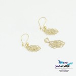 نیم ست طلا - آویز و گوشواره - طرح گل