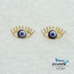 گوشواره طلا - طرح چشم نظر