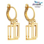 گوشواره طلا - طرح هندسی