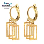 گوشواره طلا - طرح هندسی