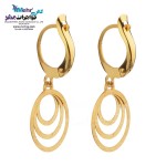 گوشواره طلا - طرح هندسی
