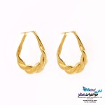 گوشواره طلا - طرح پیچک