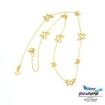 گردنبند طلا - طرح پروانه
