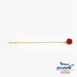 گوشواره طلا - سنگ سواروسکی گل