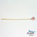 گوشواره طلا - طرح سوارسکی گل