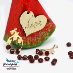 آویز طلا - طرح انار