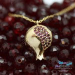 گردنبند طلا - طرح انار