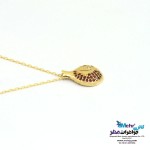 گردنبند طلا - طرح اسم یلدا - انار