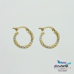 گوشواره طلا - طرح پیچک