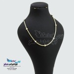 گردنبند طلا - طرح گوی تراش