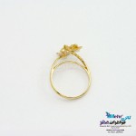انگشتر طلا - طرح گل