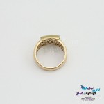 انگشتر طلا - طرح هندسی