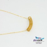 گردنبند طلا - طرح لوله ای