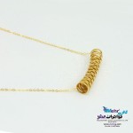 گردنبند طلا - طرح لوله ای