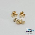 نیمست طلا - آویز و گوشواره - طرح شبدر