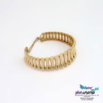 دستبند النگویی طلا - طرح استوانه