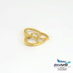 آویز طلا - طرح قلب تو در تو