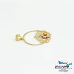 آویز طلا - طرح نیلوفر