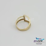 انگشتر طلا - طرح خطوط موازی