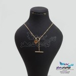 سرویس طلا - گردنبند و گوشواره و دستبند - طرح تیفانی